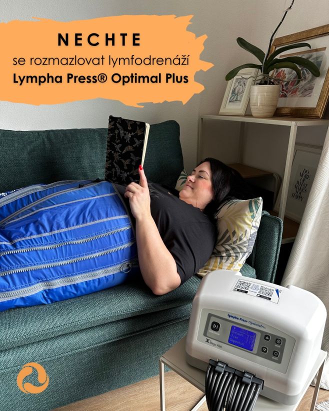 🤍 Lympha Press Optimal Plus je certifikovaný přístroj, který díky inteligentní regulaci tlaku napodobuje práci ruční...
