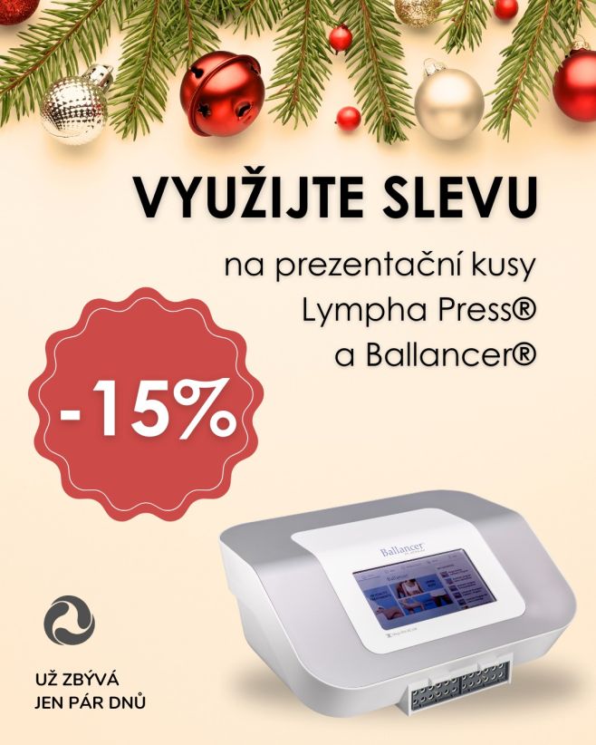 ⏰ Už jen 6 dnů do konce naší akce -15 % sleva na prezentační přístroje Lympha Press® a Ballancer® Pokud jste přemýšleli o...